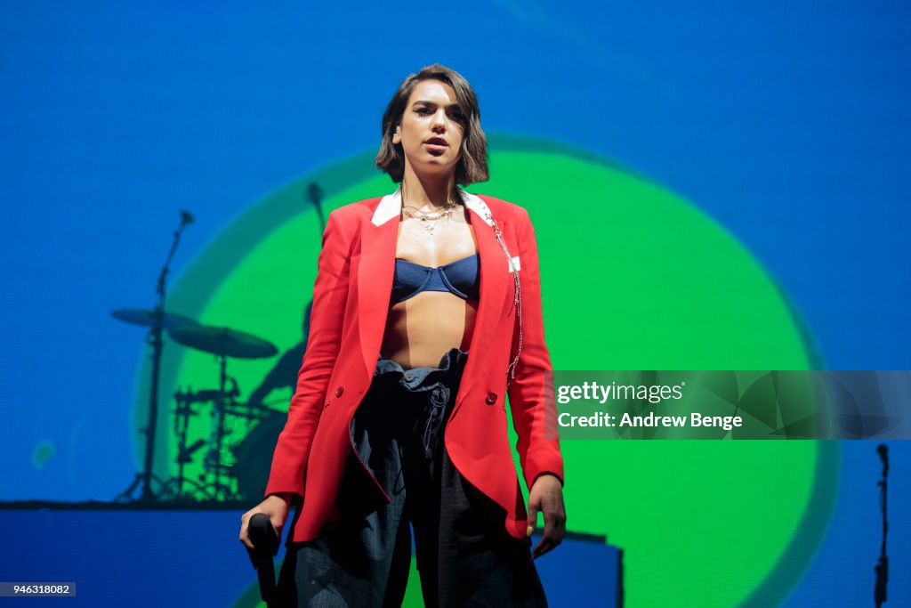 Dua Lipa Performs At O2 Apollo, Manchester