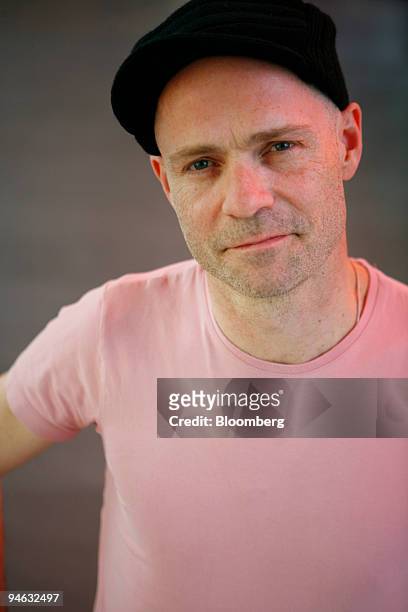 Gordon Downie, lead singer of The Tragically Hip, poses in New York, April 23, 2007.