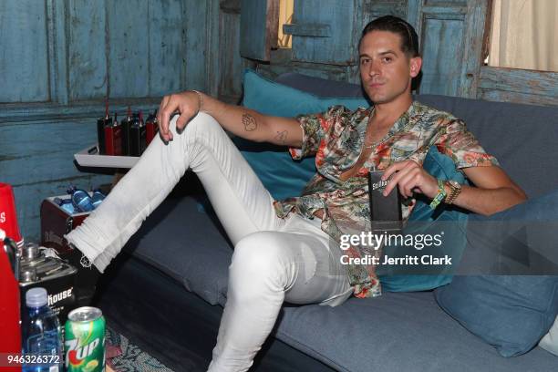 Eazy Stillhouse Spirits Co. Partner and Co-Creative Director attends the Pool Party at Playboy Social Club on April 14, 2018 in Palm Springs,...