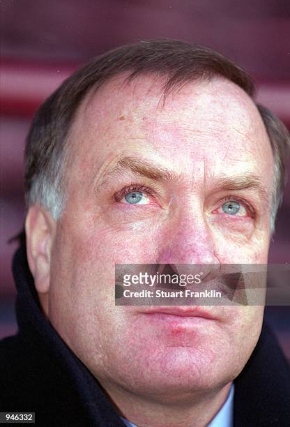 Portrait of Rangers manager Dick Advocaat during the Scottish Premier League match against Hearts played at Tynecastle, in Edinburgh, Scotland....