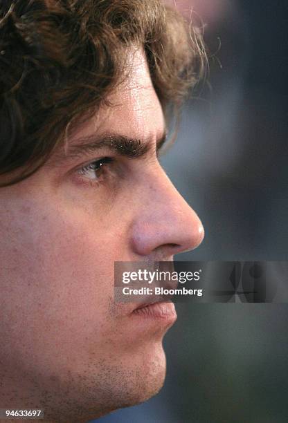 Martin Lousteau, Argentina's economy minister, listens to a speech at the XXXIV Mercosur Summit in Montevideo, Uruguay, on Monday, December 17, 2007....