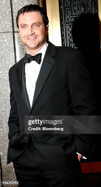 Actor Raul Esparaza, of the show "Company," arrives for the 61st Annual American Theatre Wing's Tony Awards at Radio City Music Hall in New York,...