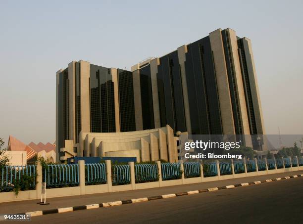 The Nigerian Central Bank is seen in Abuja, Nigeria, Monday, December 11, 2006. OPEC, the producer of 40 percent of the world's oil, convenes this...