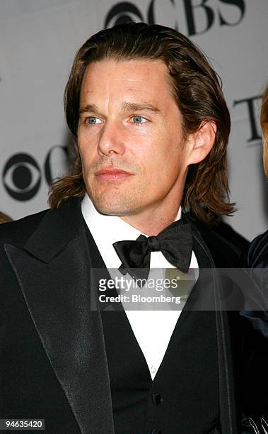 Actor Ethan Hawke, of the Broadway show "Coast of Utopia," arrives for the 61st Annual American Theatre Wing's Tony Awards at Radio City Music Hall...