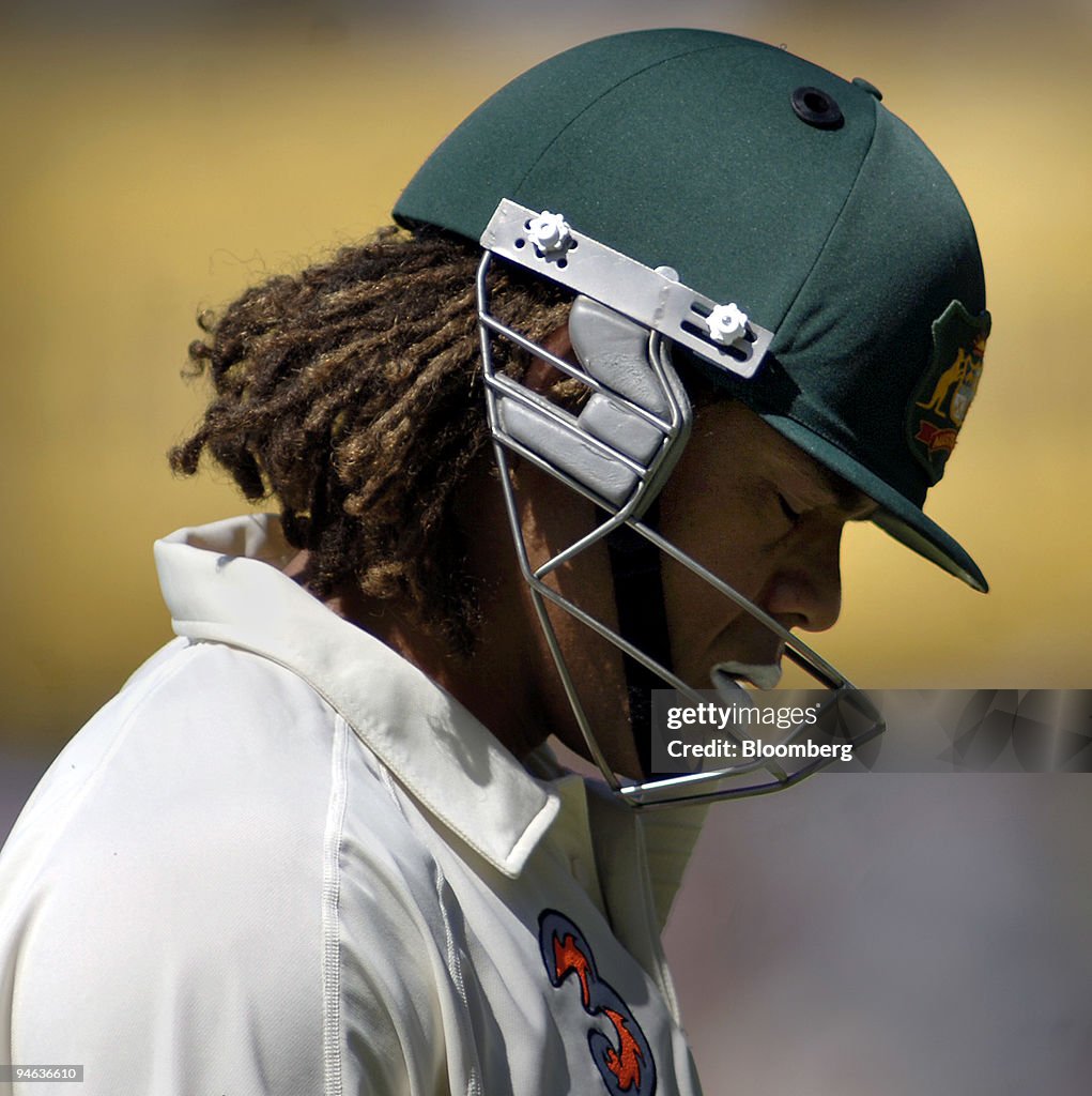 This is a 2006 file picture of Andrew Symonds, Australian Te