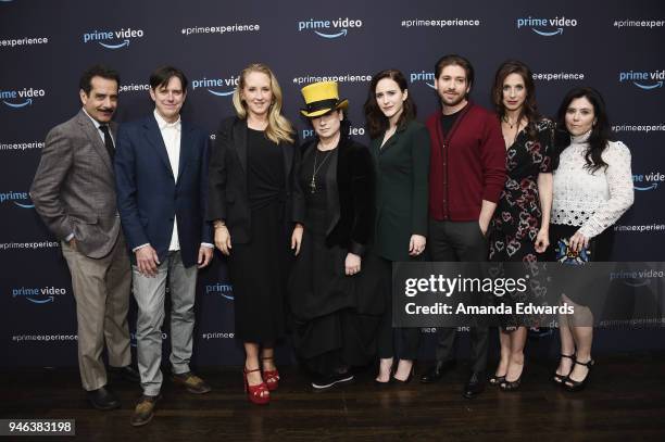 Actor Tony Shalhoub, executive producer Daniel Palladino, Head of Amazon Studios Jennifer Salke, writer Amy Sherman-Palladino and actors Rachel...