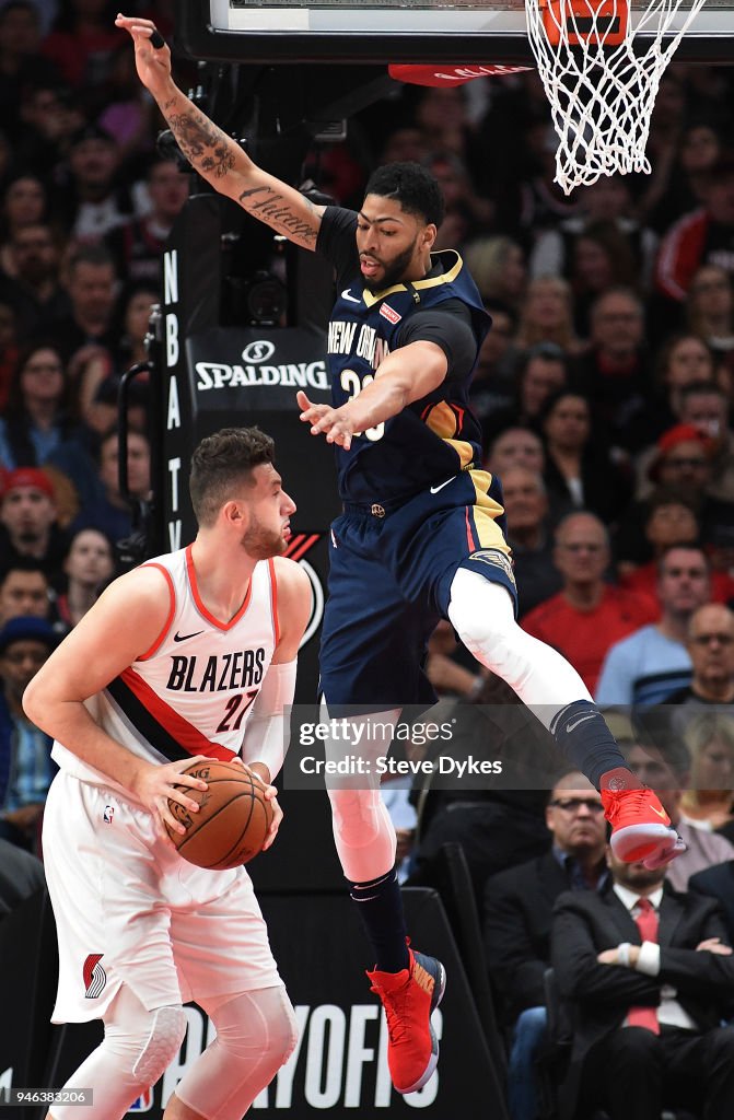 New Orleans Pelicans v Portland Trail Blazers - Game One