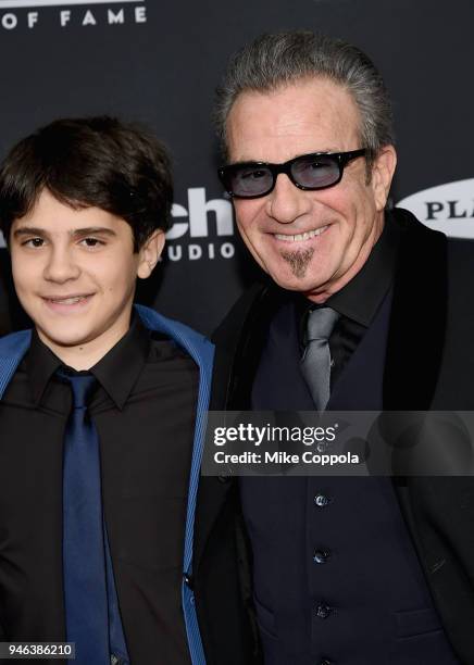 Inductee Tico Torres of Bon Jovi and family attend the 33rd Annual Rock & Roll Hall of Fame Induction Ceremony at Public Auditorium on April 14, 2018...