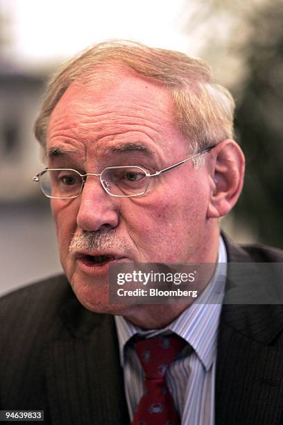 Detlef Wittig, chief executive officer of Skoda Auto A.S., speaks in his office at the company's headquarters in Mlada Boleslav, Czech Republic, on...