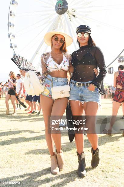 Street Style At The 2018 Coachella Valley Music And Arts Festival - Weekend 1 on April 14, 2018 in Indio, California.