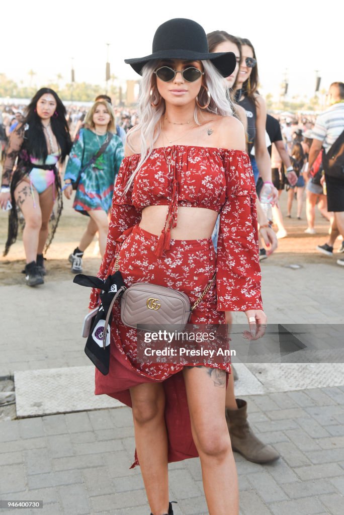 Street Style At The 2018 Coachella Valley Music And Arts Festival - Weekend 1