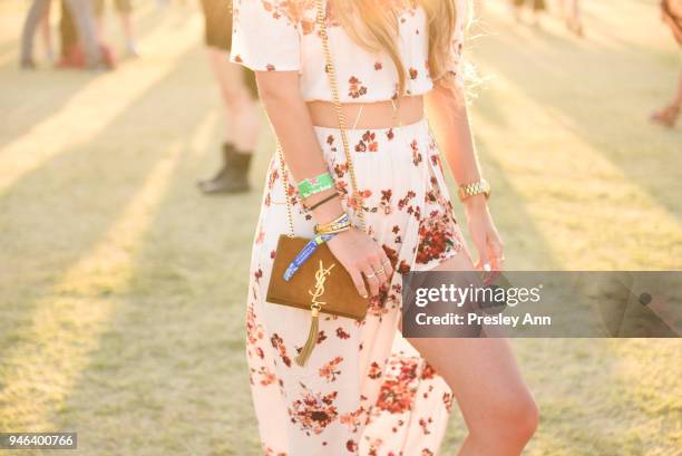 Street Style At The 2018 Coachella Valley Music And Arts Festival - Weekend 1 on April 14, 2018 in Indio, California.