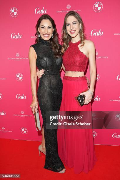 Dagmar Koegel and her daughter Alana Siegel during the Gala Spa Awards at Brenners Park-Hotel & Spa on April 14, 2018 in Baden-Baden, Germany.