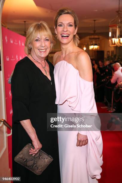 Lisa Martinek and her mother Jutta Wittich during the Gala Spa Awards at Brenners Park-Hotel & Spa on April 14, 2018 in Baden-Baden, Germany.