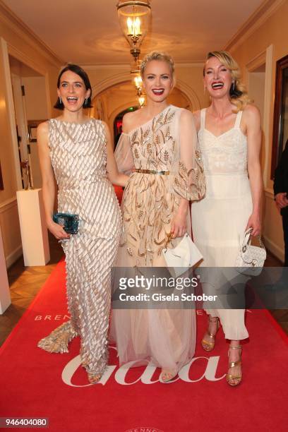 Eva Padberg, Franziska Knuppe, Princess Lilly zu Sayn-Wittgenstein-Berleburgduring the Gala Spa Awards at Brenners Park-Hotel & Spa on April 14, 2018...
