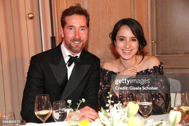 Jörg Oppermann, Stephanie Stumph during the Gala Spa Awards at Brenners Park-Hotel & Spa on April 14, 2018 in Baden-Baden, Germany.