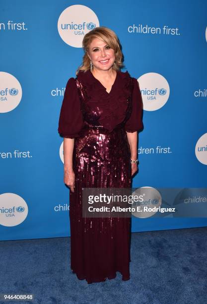 Ghada Irani attends the 7th Biennial UNICEF Ball at the Beverly Wilshire Four Seasons Hotel on April 14, 2018 in Beverly Hills, California.