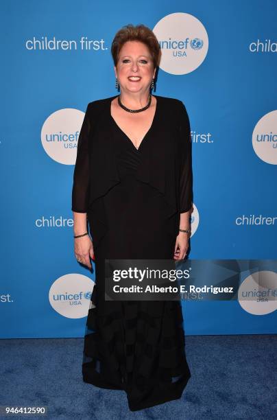 Caryl M. Stern attends the 7th Biennial UNICEF Ball at the Beverly Wilshire Four Seasons Hotel on April 14, 2018 in Beverly Hills, California.