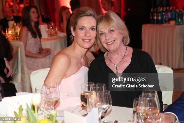 Lisa Martinek and her mother Jutta Wittich during the Gala Spa Awards at Brenners Park-Hotel & Spa on April 14, 2018 in Baden-Baden, Germany.