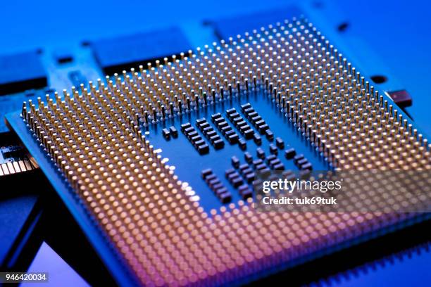 Computer Chip Micro Level Micro Chip Above Photos and Premium High Res Pictures - Getty Images