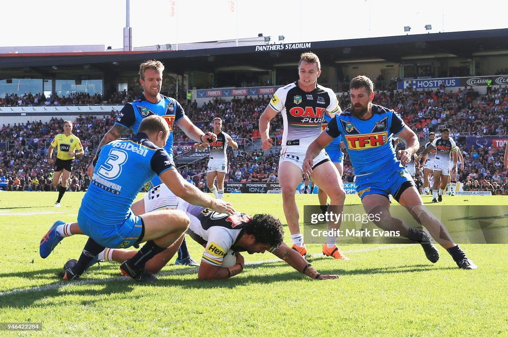 NRL Rd 6 - Panthers v Titans