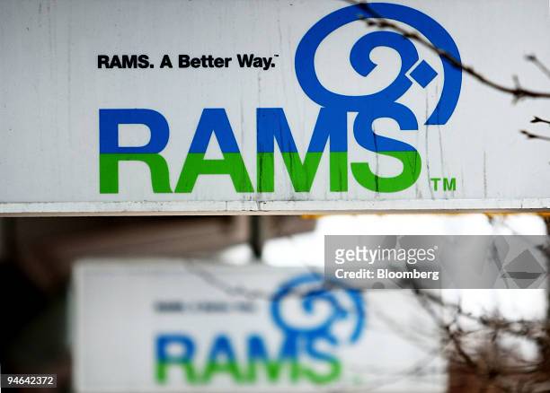 The Rams Home Loans Group Pty Ltd. Logo is displayed on a sign outside a Rams Home Loans shop in Sydney, Australia, on Monday, Aug. 20, 2007. Rams...