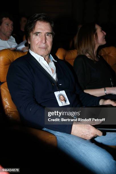 Tony Scotti attends Sylvie Vartan performs at Le Grand Rex on April 14, 2018 in Paris, France.