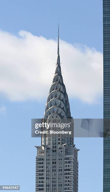 The Chrysler Building, designed by William Van Alen towers above Manhattan, on Friday, Feb. 9 in New York.