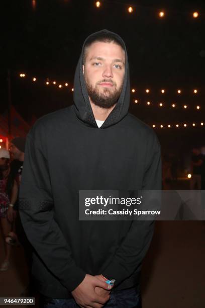 Chandler Parsons attends The Levi's Brand Presents NEON CARNIVAL with Tequila Don Julio on April 14, 2018 in Thermal, California.