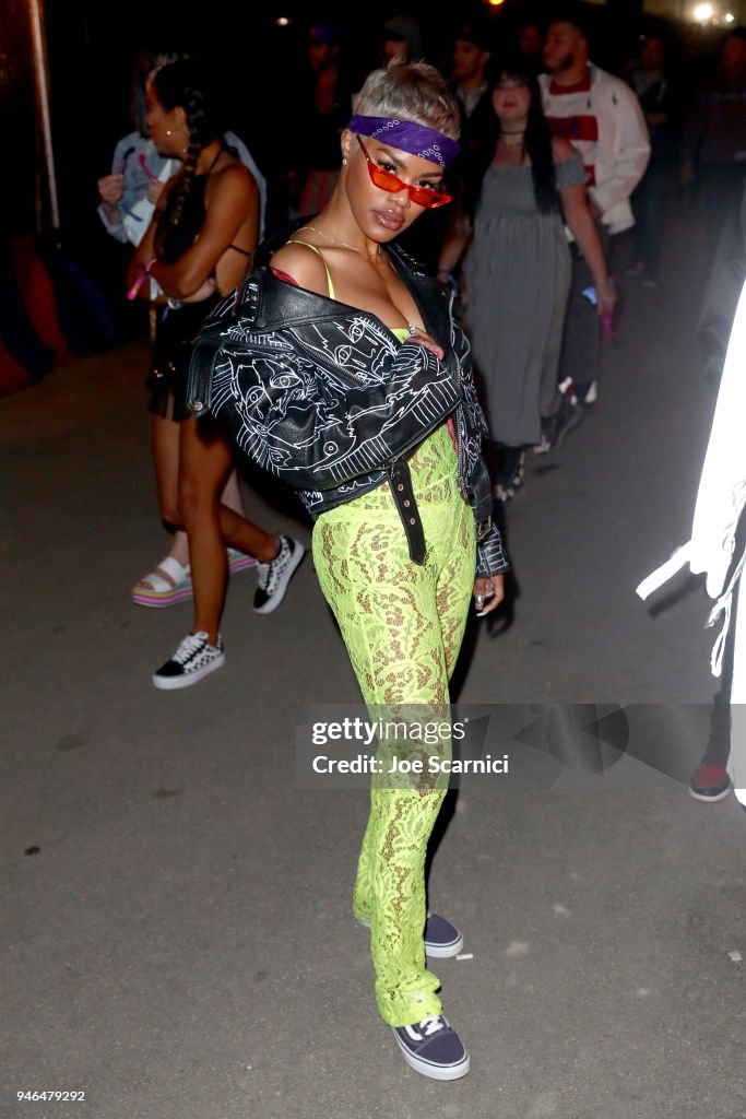 Teyana Taylor attends The Levi's Brand Presents NEON CARNIVAL with