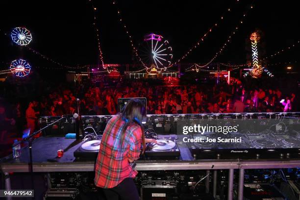 General view of atmosphere at The Levi's Brand Presents NEON CARNIVAL with Tequila Don Julio on April 14, 2018 in Thermal, California.