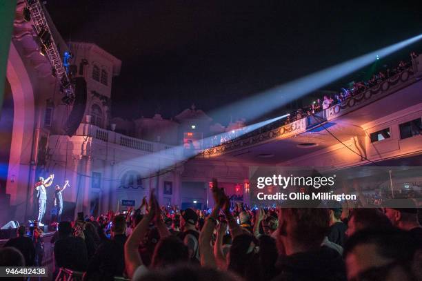 Method man and Redman perform during a Method Man and Redman show at O2 Academy Brixton on April 14, 2018 in London, England.