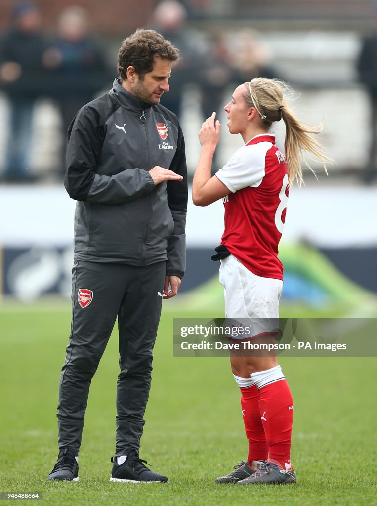 Everton Ladies v Arsenal Women - SSE Women's FA Cup - Semi Final - Marine Travel Arena