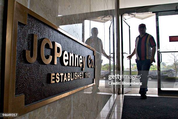 Man enters a JCPenney store at the Northshore Mall in Peabody, Massachusetts, Thursday, May 11, 2006. J.C. Penney Co., the third-largest U.S....