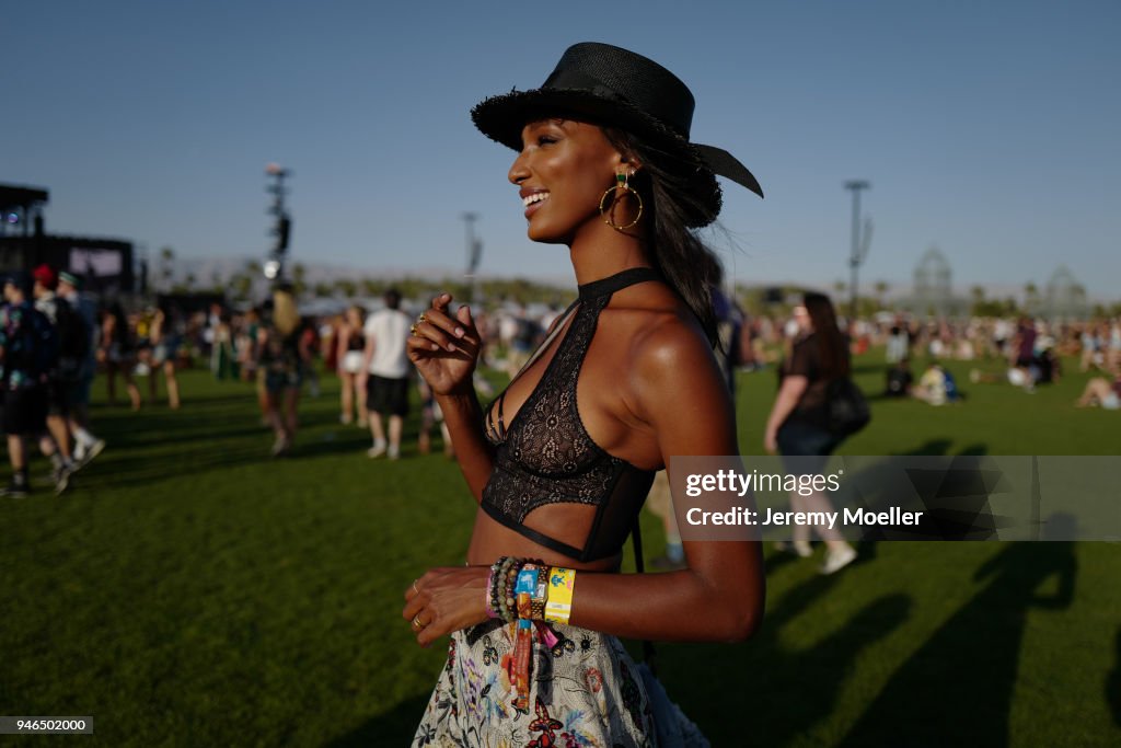 Street Style and Celebrity Sightings During Coachella Festival