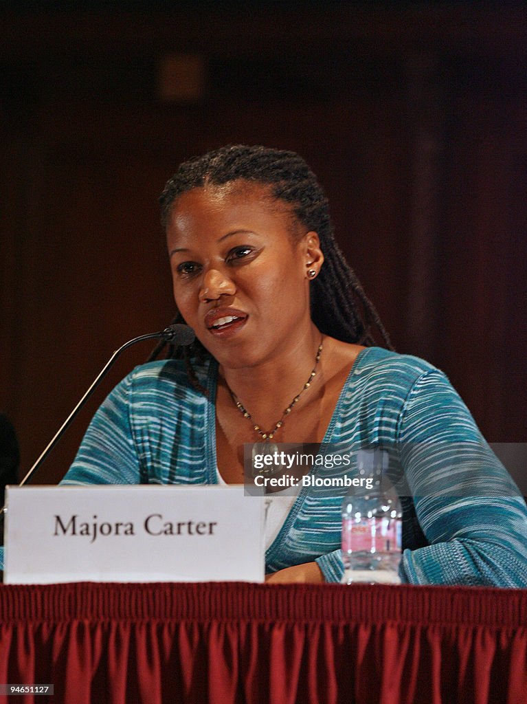 Majora Carter, founder and executive director of Sustainable