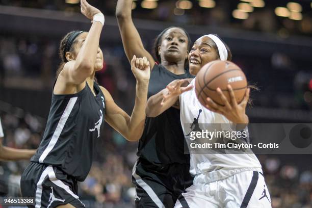 April 08: Charli Collier Barbers Hill H.S. Mont Belvieu, TX defended by Shakira Austin Riverdale Baptist School, Upper Marlboro, MD and Queen Egbo...