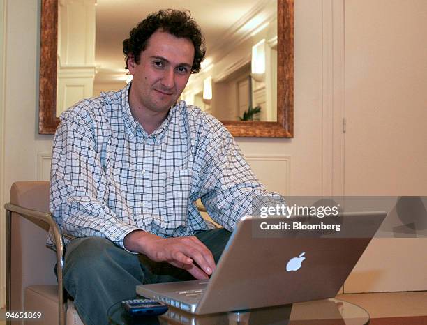 Vincent Feltesse, French Socialist Party national secretary for new technologies, poses in Paris, France, Tuesday, May 9, 2006 France is Europe's...