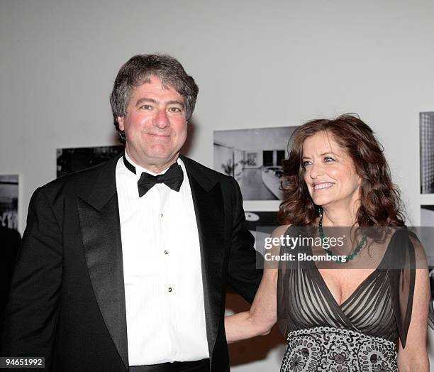 Leon and Debra Black arrive to the Museum of Modern Art's 39th annual Party in the Garden in New York, on Monday, May 15, 2007.