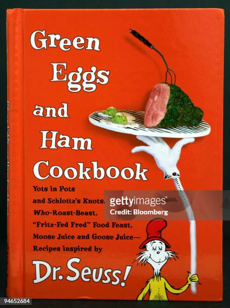 Green Eggs and Ham Cookbook" by Georgeanne Brennanis with photographs by Frankie Frankeny is displayed for a photograph Friday, December 1, 2006 in...