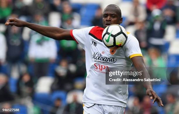 Cheick Diabitè of Benevento Calcio in action during the serie A match between US Sassuolo and Benevento Calcio at Mapei Stadium - Citta' del...