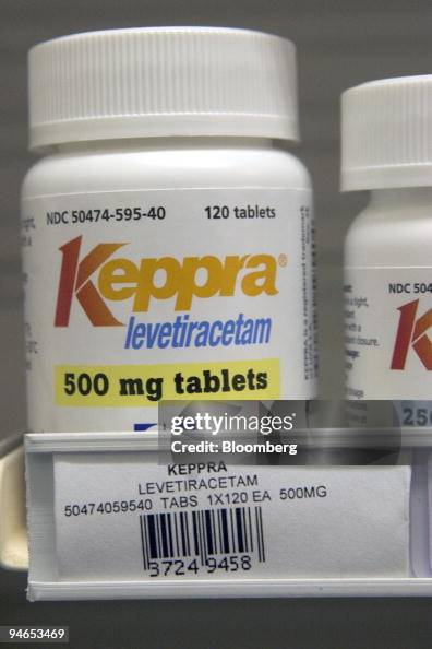 Keppra Storage UCB epilepsy drug Keppra sits on a shelf in a Cambridge,... News Photo ...