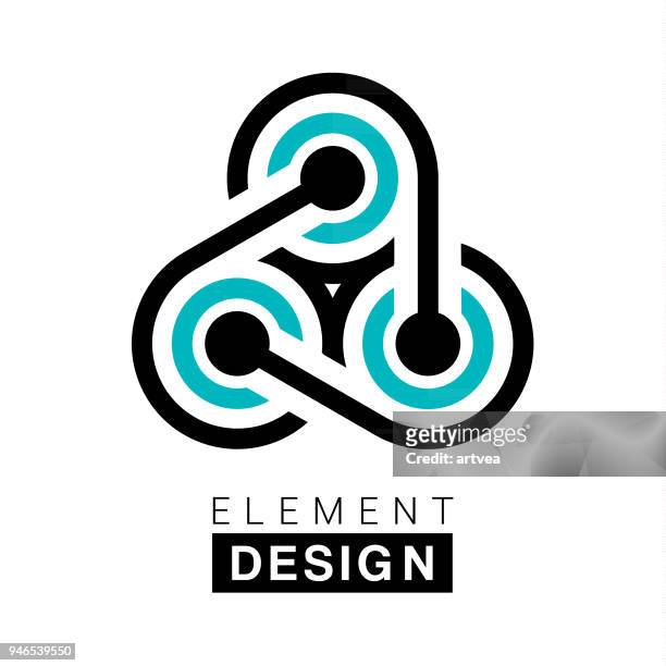 illustrazioni stock, clip art, cartoni animati e icone di tendenza di progettazione degli elementi - logo
