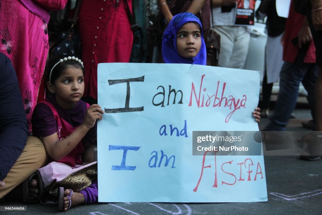 People Protest Against Kathua And Unnao Rape Incidents