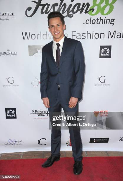 Ben Butler arrives for the Global Launch Of Fashion88 held at Pol' Atteu Haute Couture on April 14, 2018 in Beverly Hills, California.