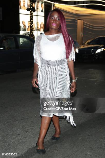 Nimi Adokiye is seen on April 14, 2018 in Los Angeles, CA.