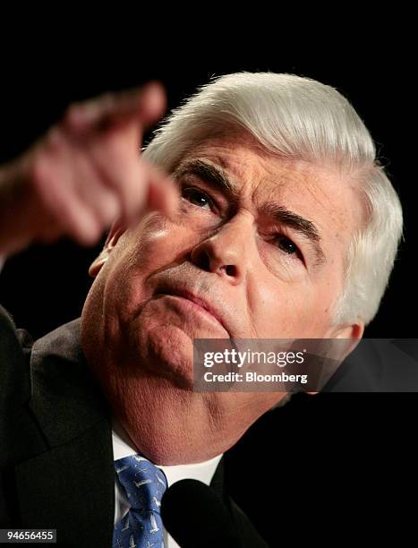 Senator, Christopher Dodd , speaks at the Democratic National Committee Winter Meeting in Washington, D.C. , Friday, Feb. 2, 2007.