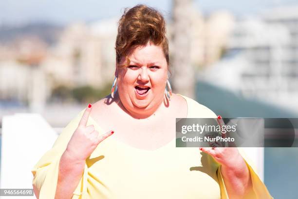 Spanish actress Itziar Castro attends 'Vis a Vis' photocall during the 21th Malaga Film Festival on April 15, 2018 in Malaga, Spain.