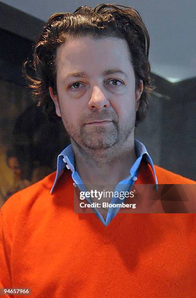 Renato Squillante Montoro, owner of the Il Settimo restaurant, presents a carciofo alla romana dish in Paris, France, Thursday, Feb. 1, 2007.