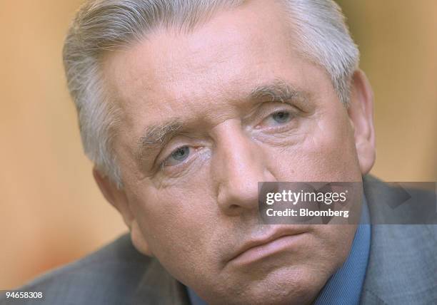 Andrzej Lepper, Polish deputy prime minister and minister of agriculture speaks in Warsaw, Poland, Tuesday, September 19, 2006.